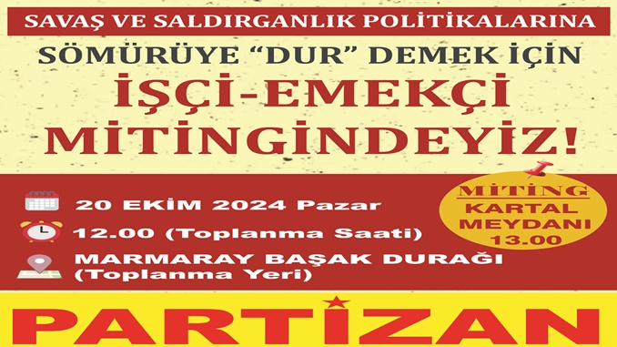 Miting-Afiş-Partizan
