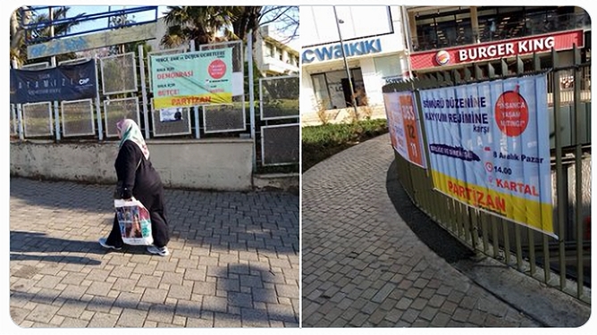 İstanbul Maltepe Pankart